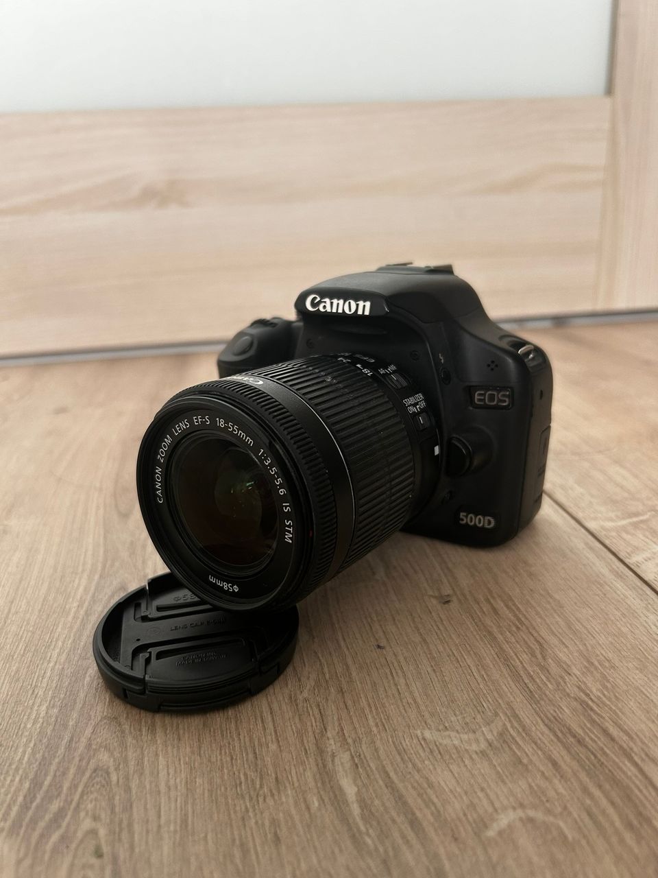 Canon EOS 500D + objektiivit