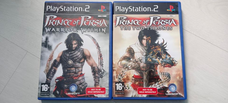 5e/kpl Prince of persia Warrior Within & The Two Thrones PS2 pelit