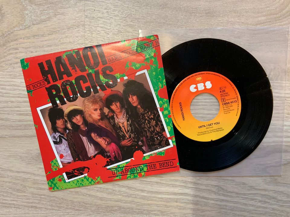 Hanoi Rocks: Up Around The Bend, Until I Get You 7" promo