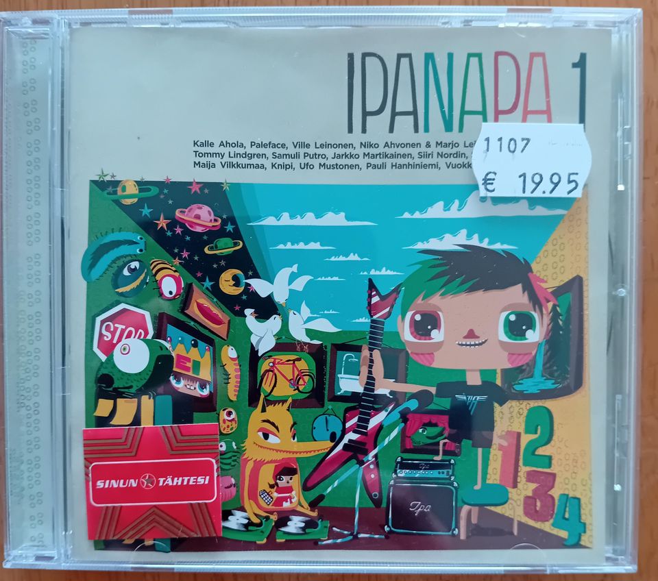 Musiikki cd- levy Ipanapa 1