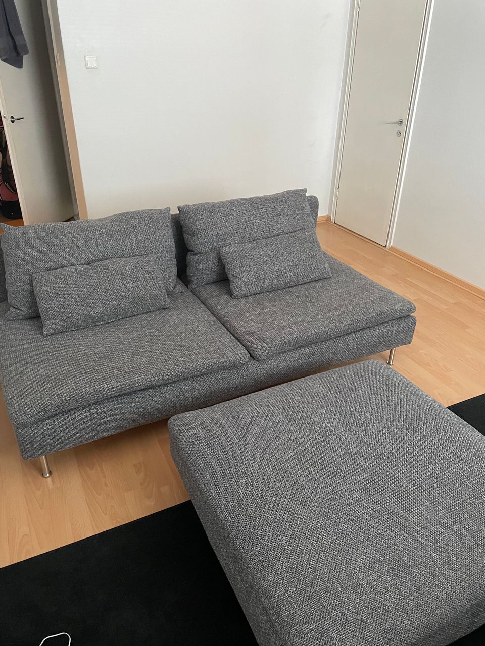 Ikea söderhamn sohva ja rahi