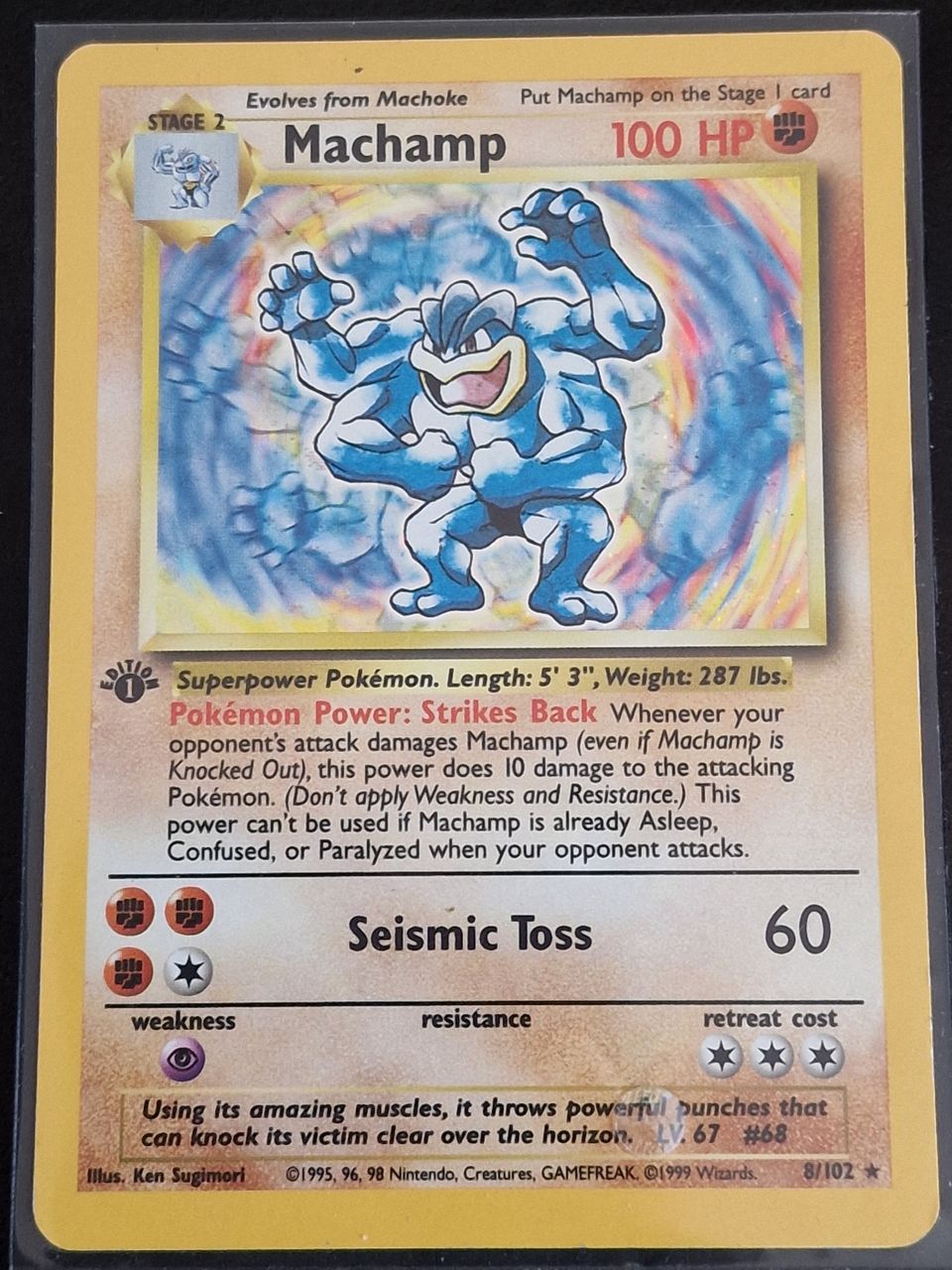 Vanhoja Pokemon kortteja Base set, Promo, yms.