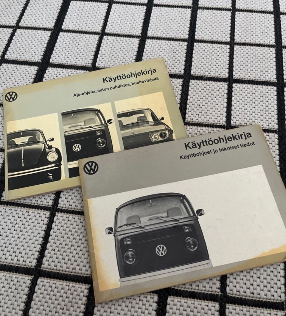 Volkswagen ja transporter ohjekirjat 1973