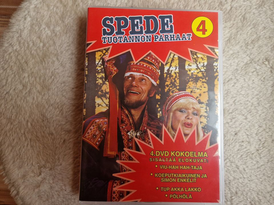 Spede tuotannon parhaat 4 dvd