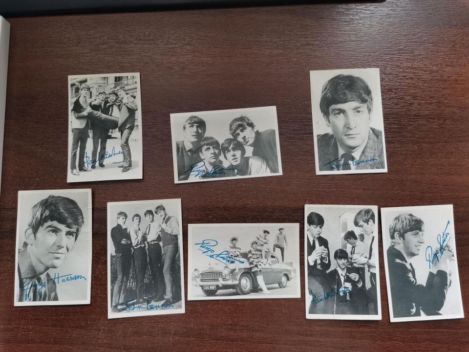 Beatles Hellas keräilykortteja