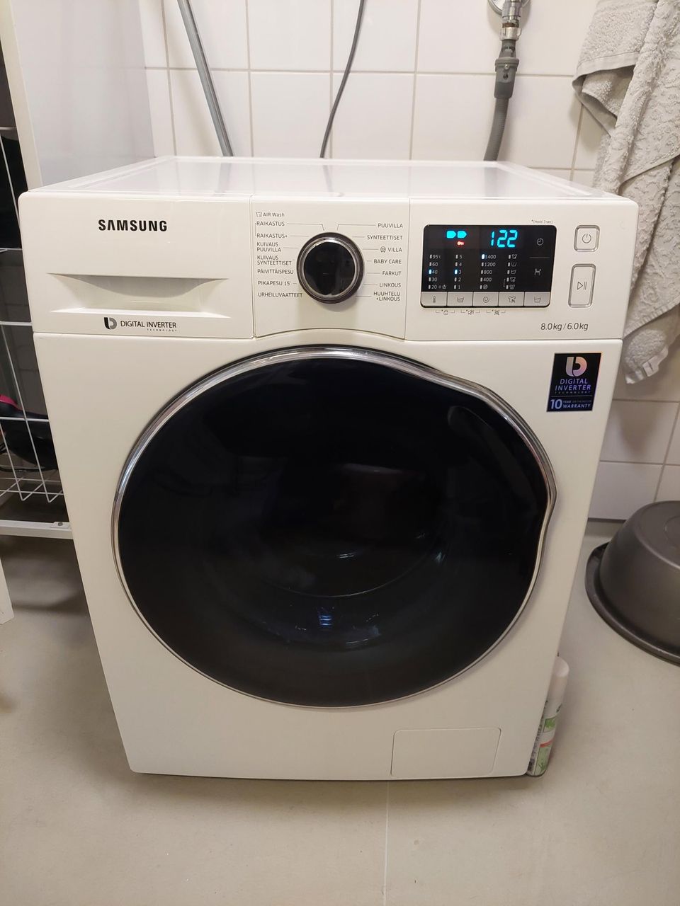 Samsung pyykinpesukone/ washing machine