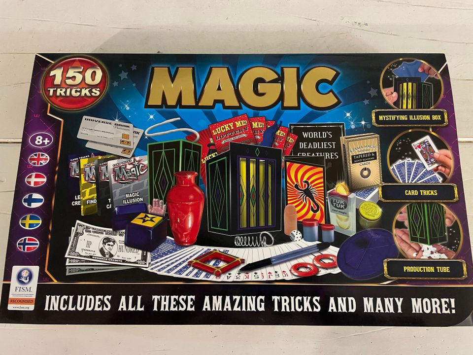 Magic 150 tricks taikatemppulaatikko