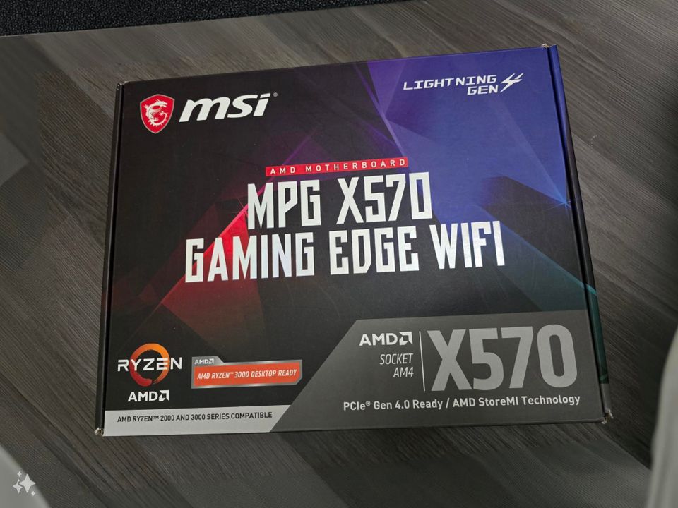 MSI MPG X570 Gaming Edge WiFi emolevy