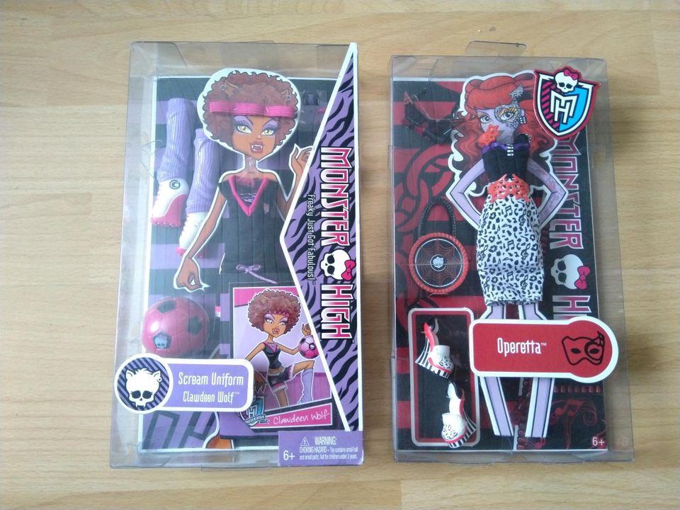 Monster High Clawdeen ja Operetta asut