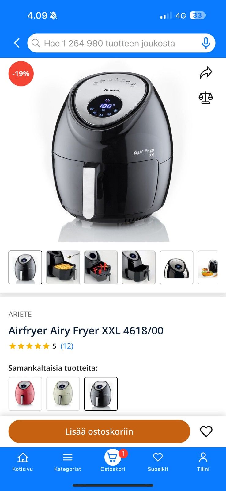 Airy Fryer XXL