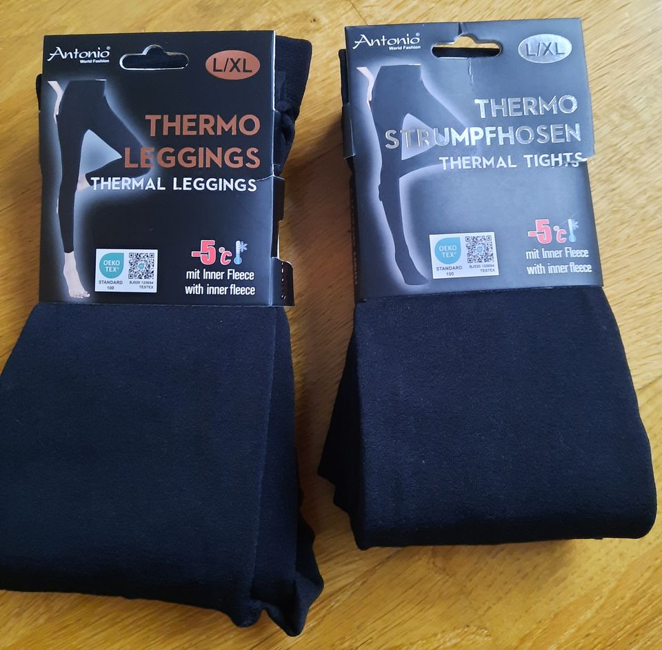 Thermo leggingsja thermo sukkahousut koko L/XL