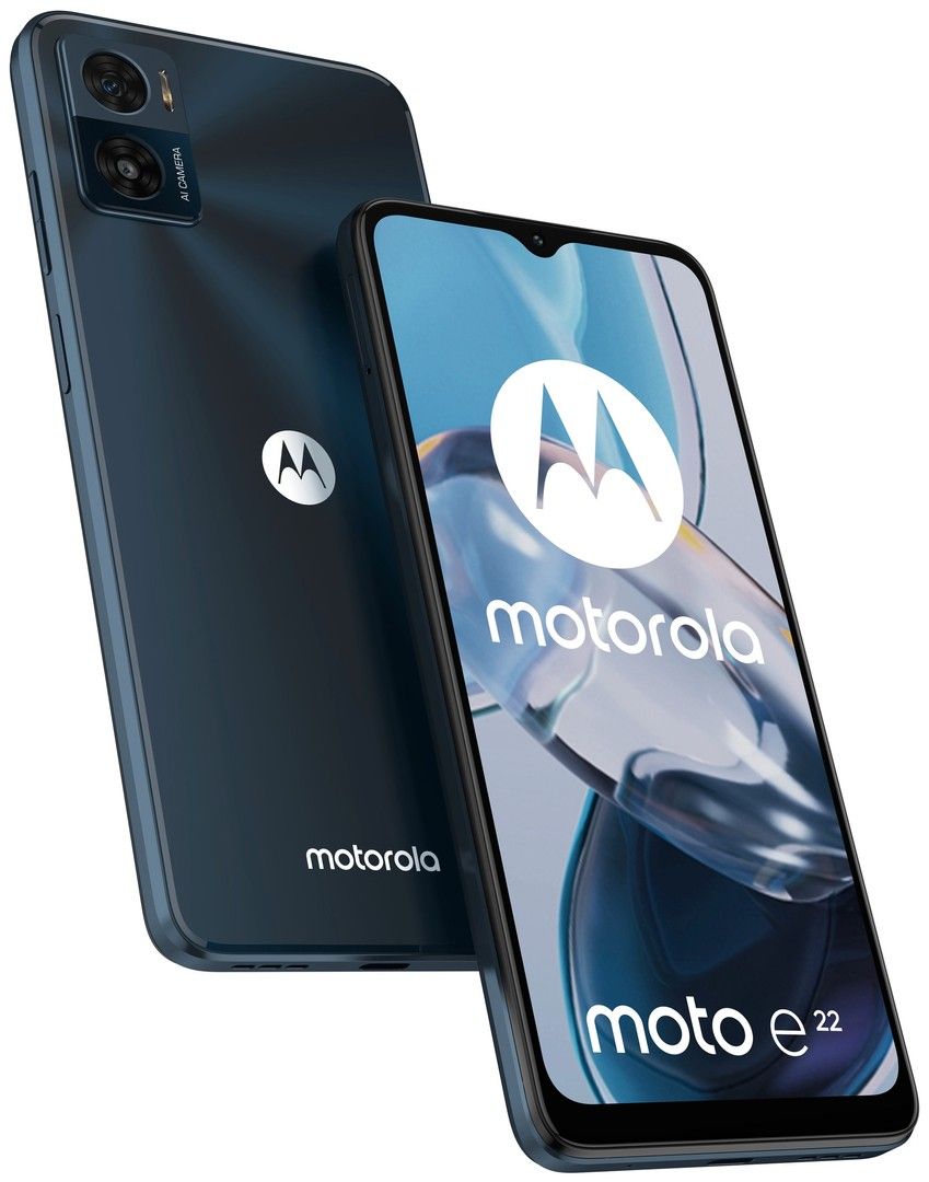 Motorola Moto E22 älypuhelin 4/64 GB (musta)