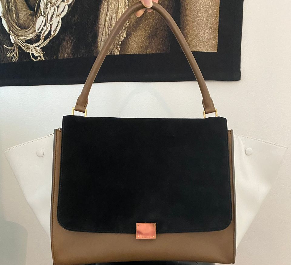 Celine Trapeze leather bag