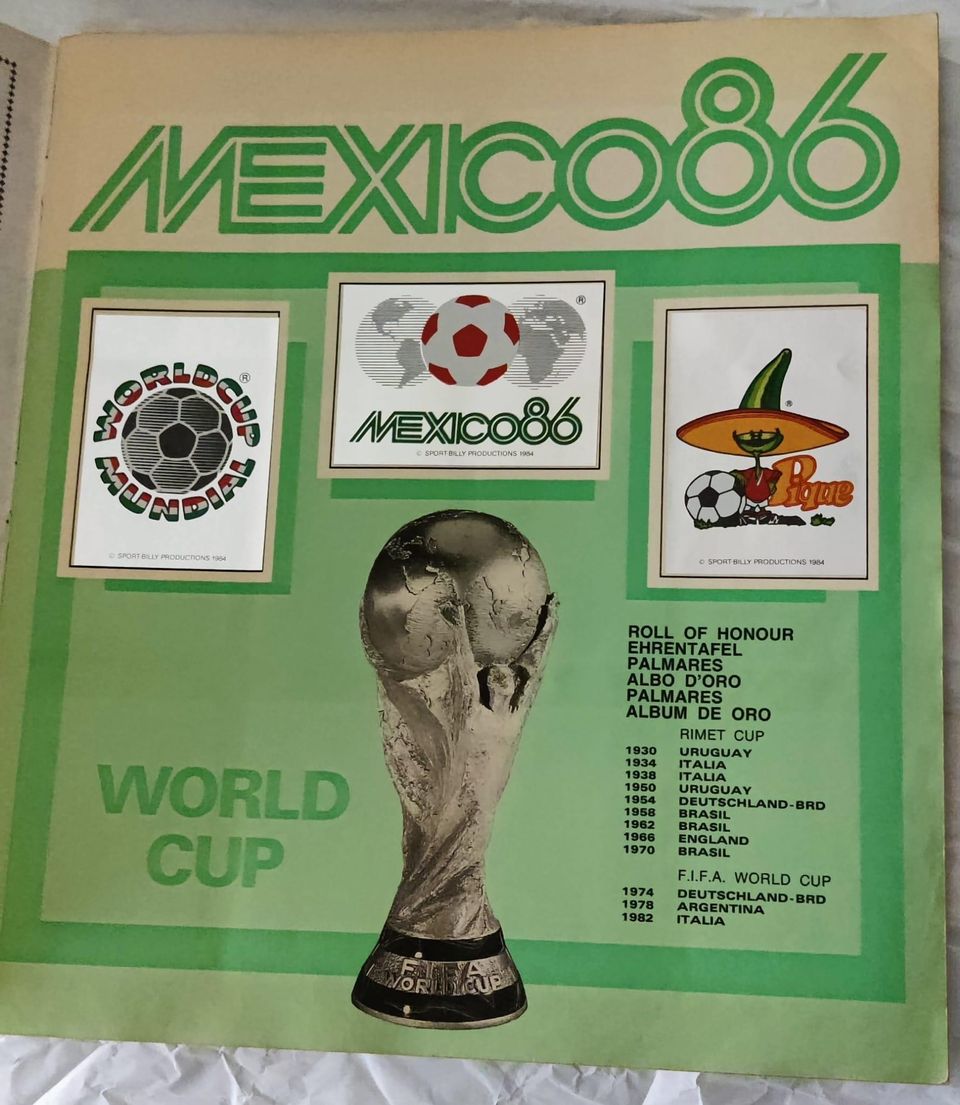 Jalkapallo kirja 1986