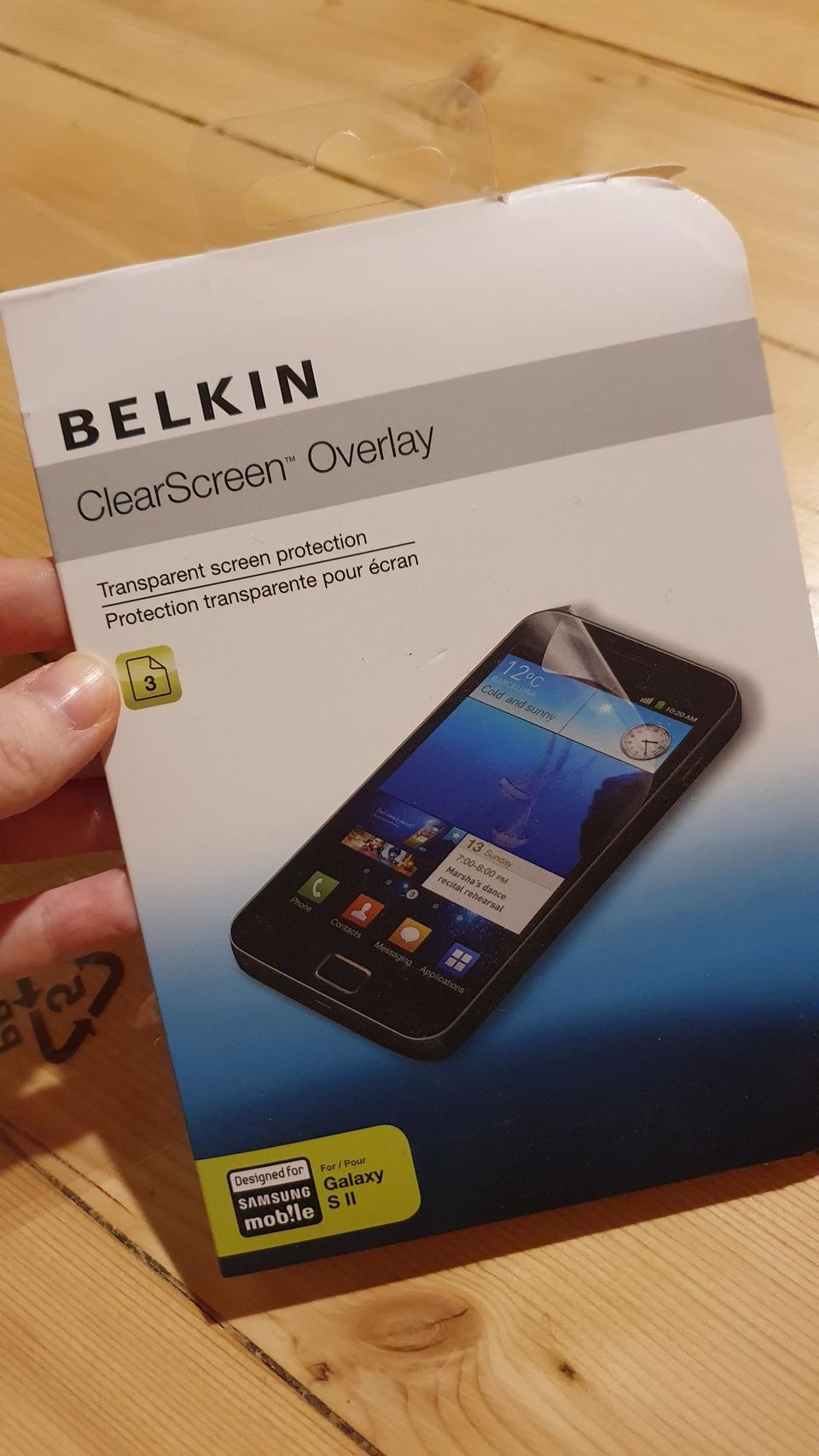 Belkin näytönsuoja Galaxy S 2