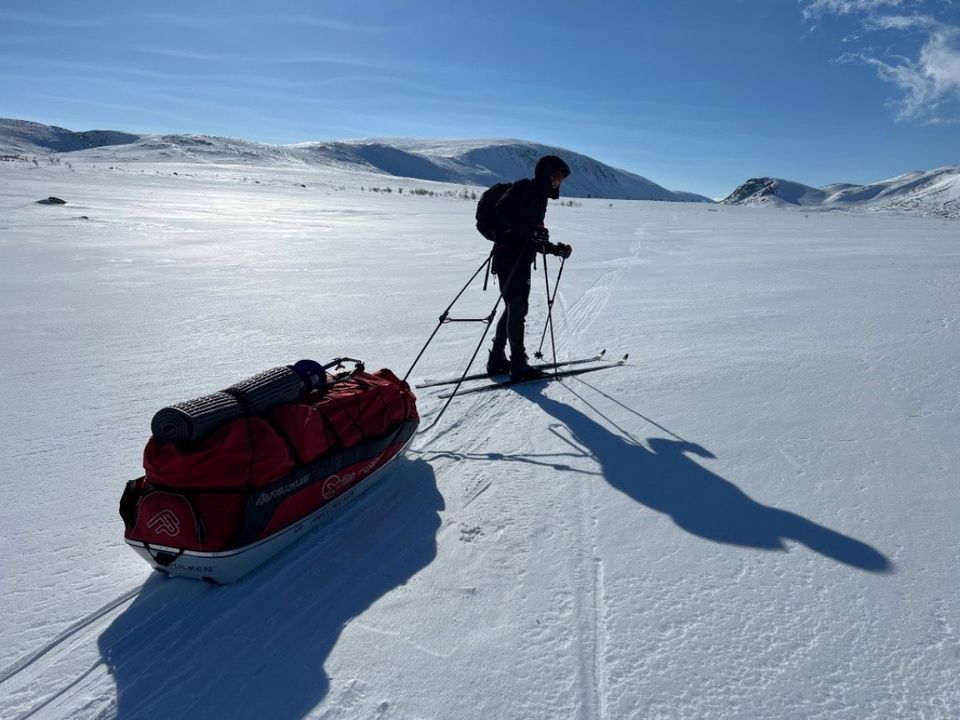 Vuokrataan - Fjellpulken Expedition ahkio 188cm