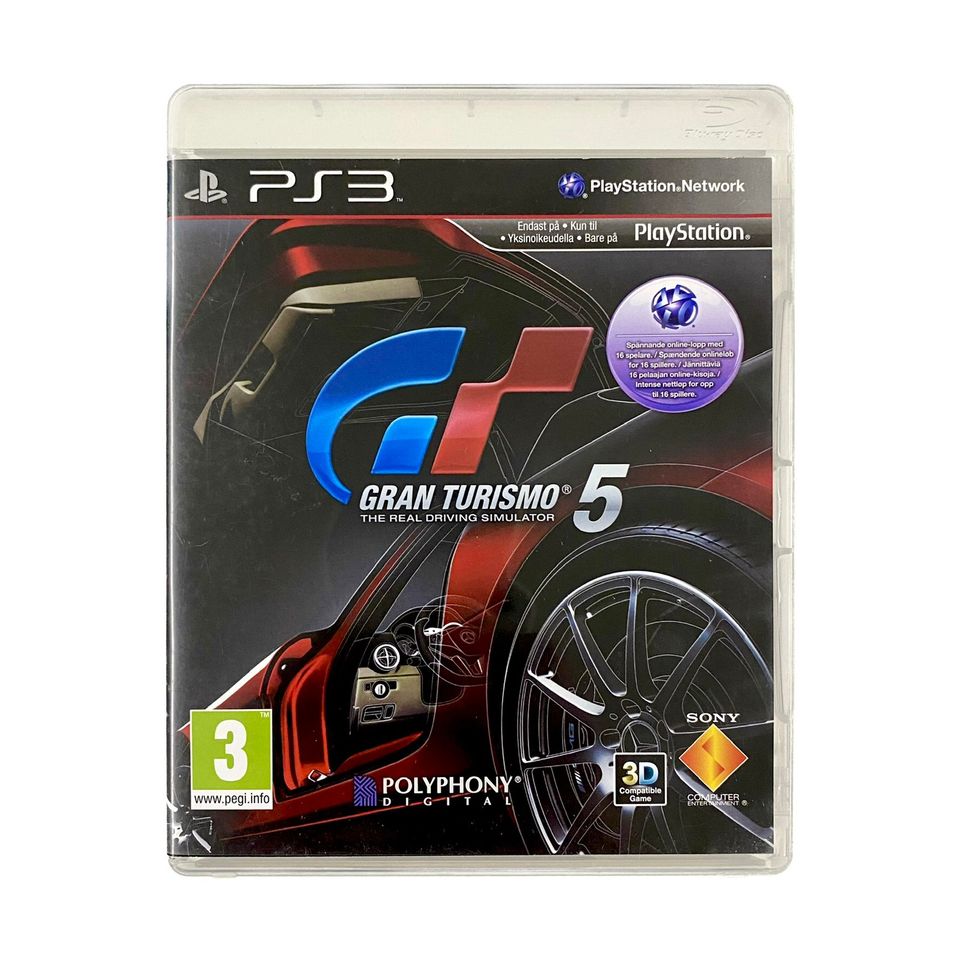 Gran Turismo 5 - PS3 (+löytyy paljon muita pelejä)