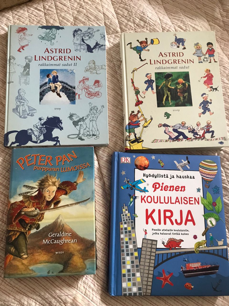 3 isoa kirjaa Astrid Lindgren Peter Pan ym