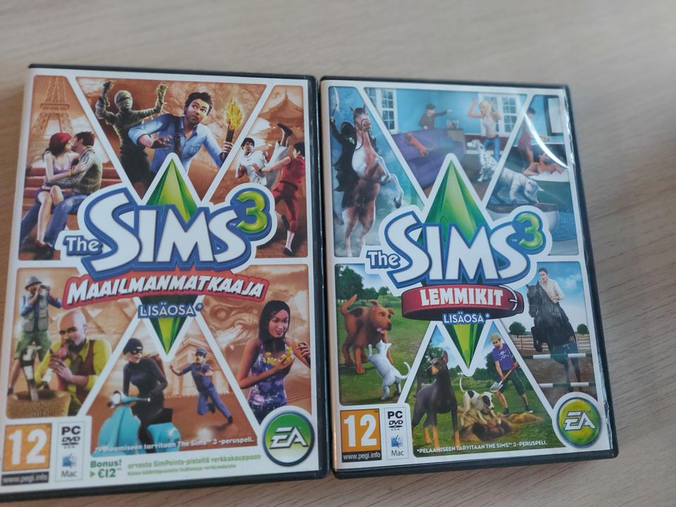 The Sims3 pelejä-lisäosia