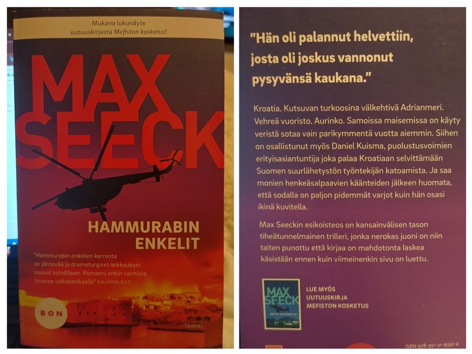 Max Seeck - Kirjoja