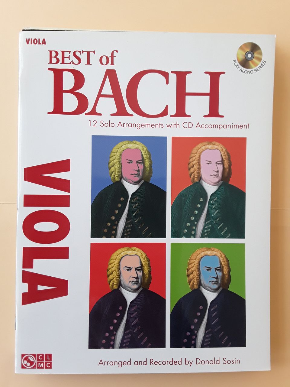 Nuotti: J. S. Bach: 12 sovitusta viola, CD