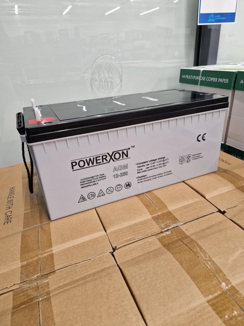 PowerXon 250Ah AGM akkutarjous
