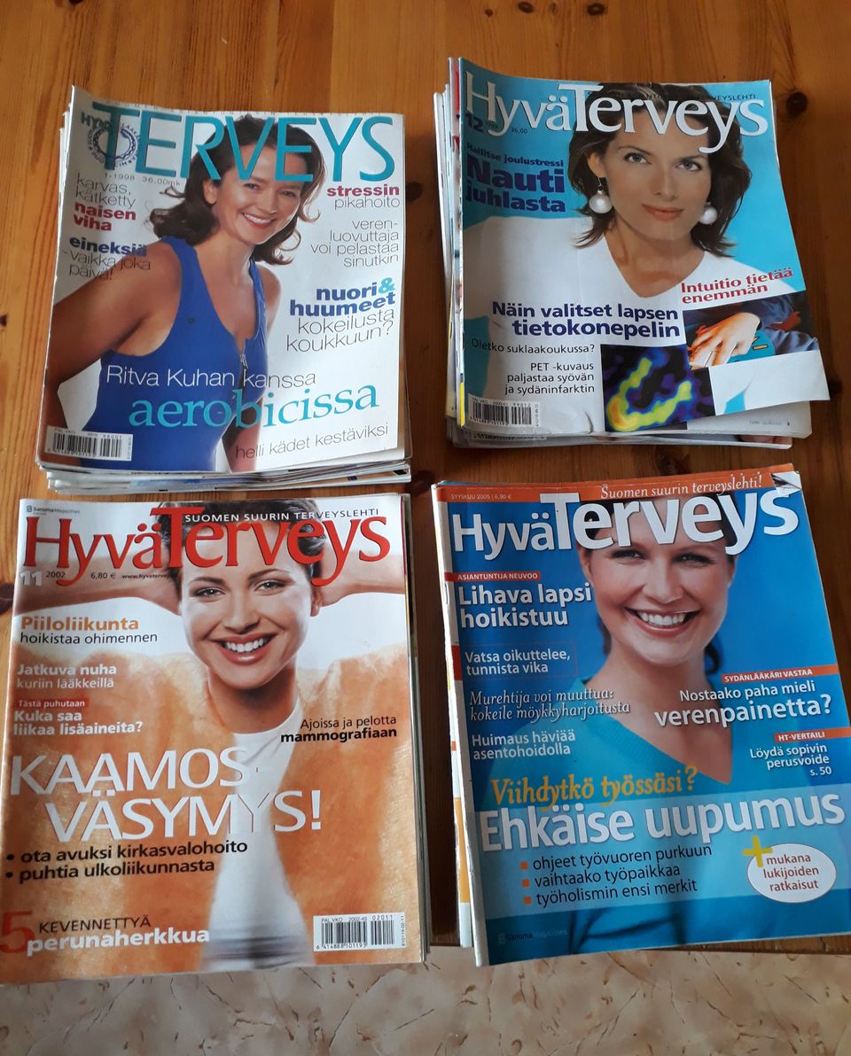 Hyvä Terveys lehdet 1997-2005