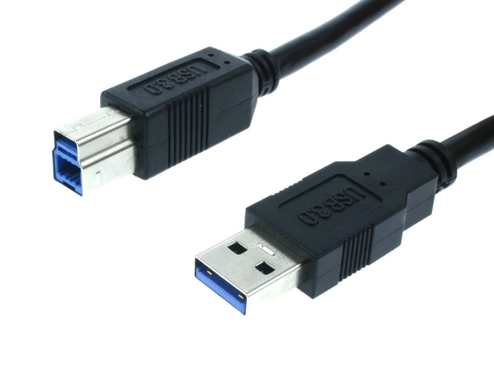 USB3.0 A - USB B johto (1.8m)