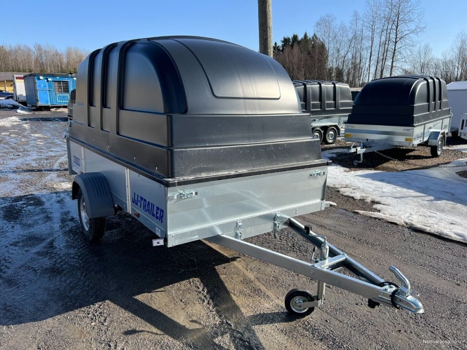 JJ-TRAILER 350SE NETON NETTO, lava 350x150x35, kuomun kork.104cm, sisäkork 139cm