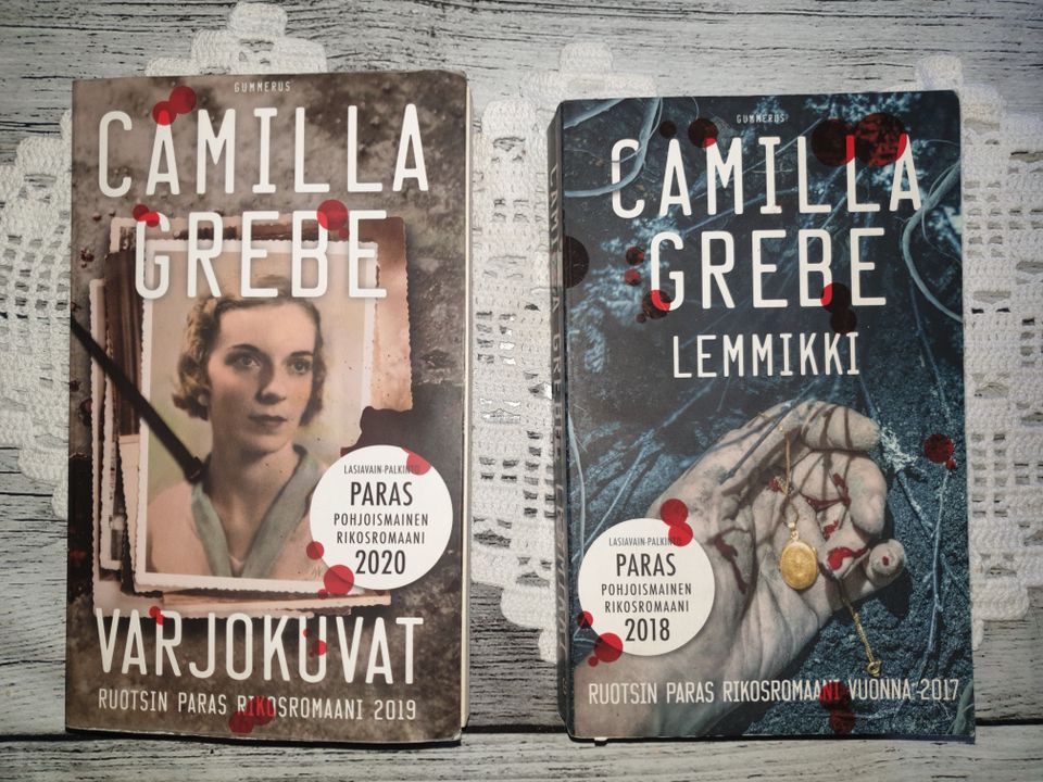 Camilla Grebe: Lemmikki + Varjokuvat (Dekkarit)