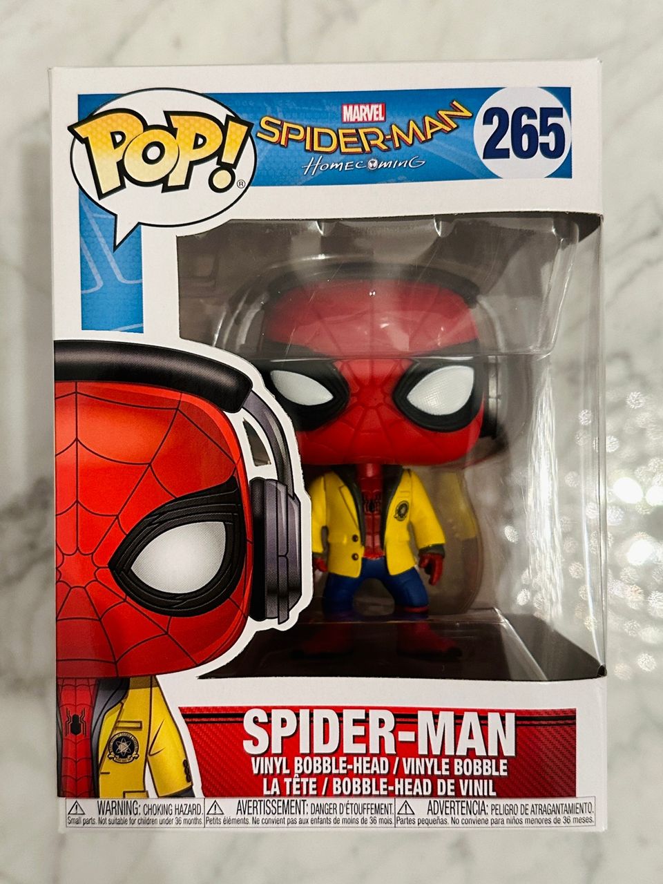 Funko POP! Spider-Man with Headphones Vinyl Bobble-Head #265