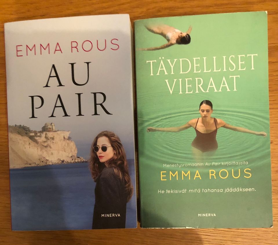 Emma Rous: Au pair ja Täydelliset vieraat -pokkarit