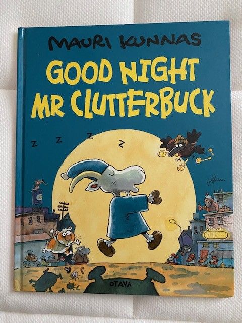 Mauri Kunnas: Good Night Mr Clutterbuck -kirja