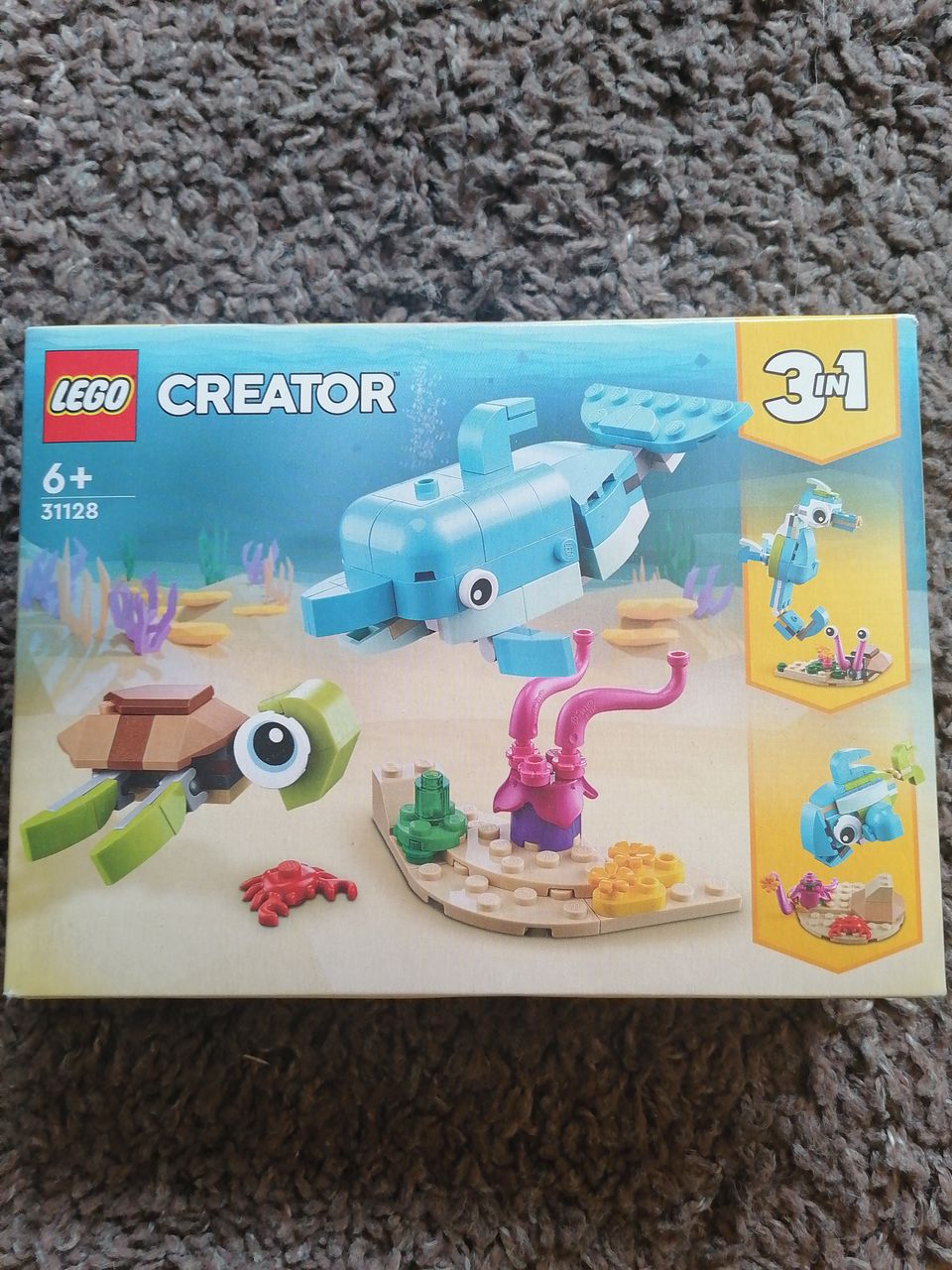 Lego avaamaton Creator 6+ delfiini