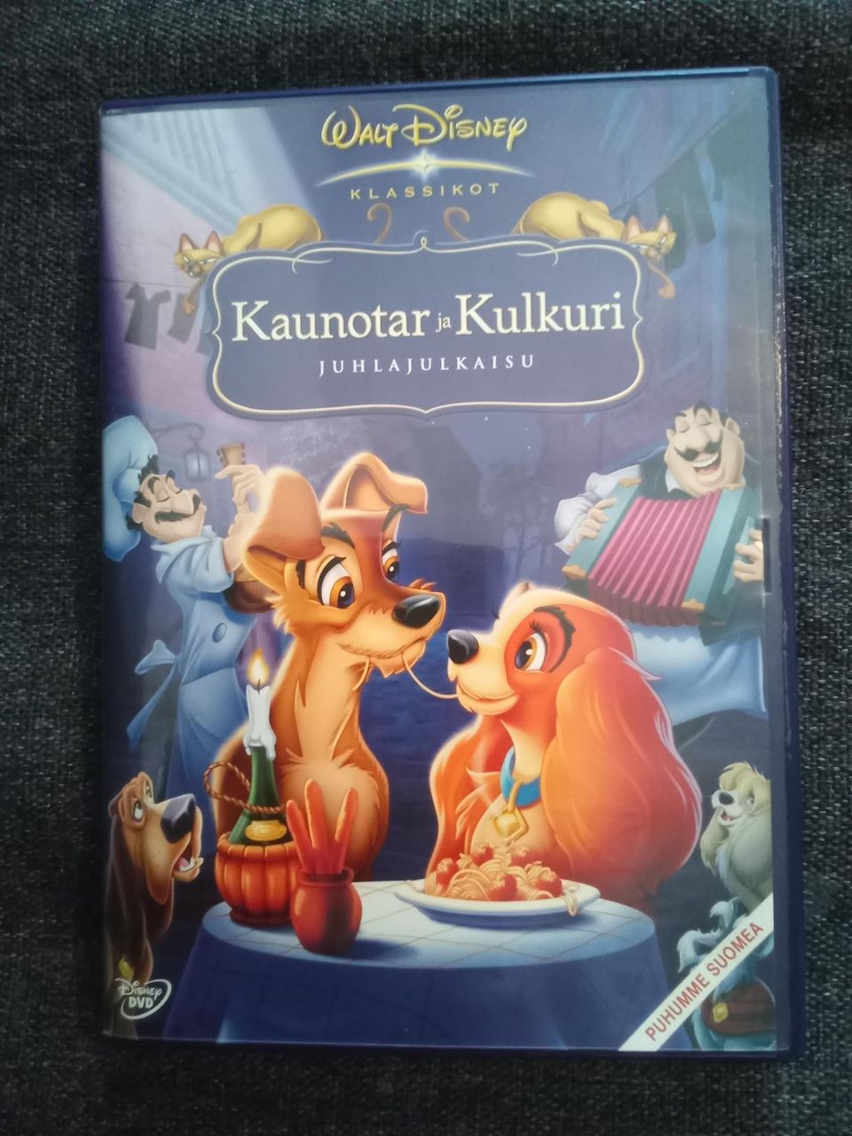 Walt Disney klassikot Kaunotar ja Kulkuri dvd