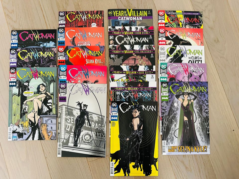 Catwoman, DC, sarjakuvalehdet