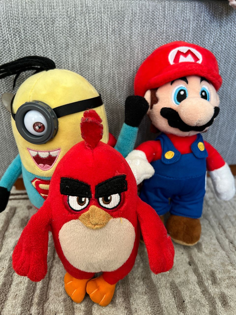 Pehmolelut: Super-Mario ja Angry Bird