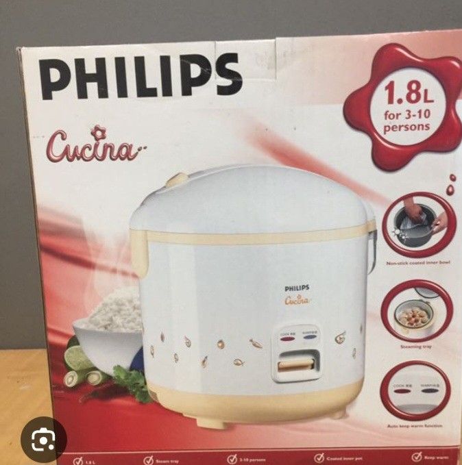 Philips Cucina riisikeitin koko 1,8L