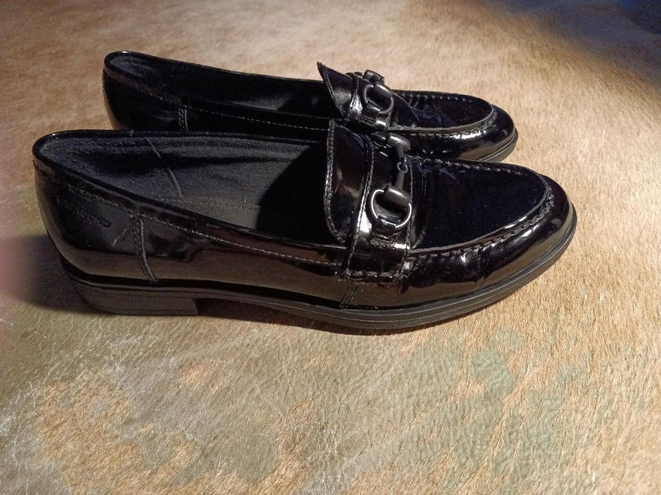 Vagabond kiiltonahka loaferit 39/25,5cm