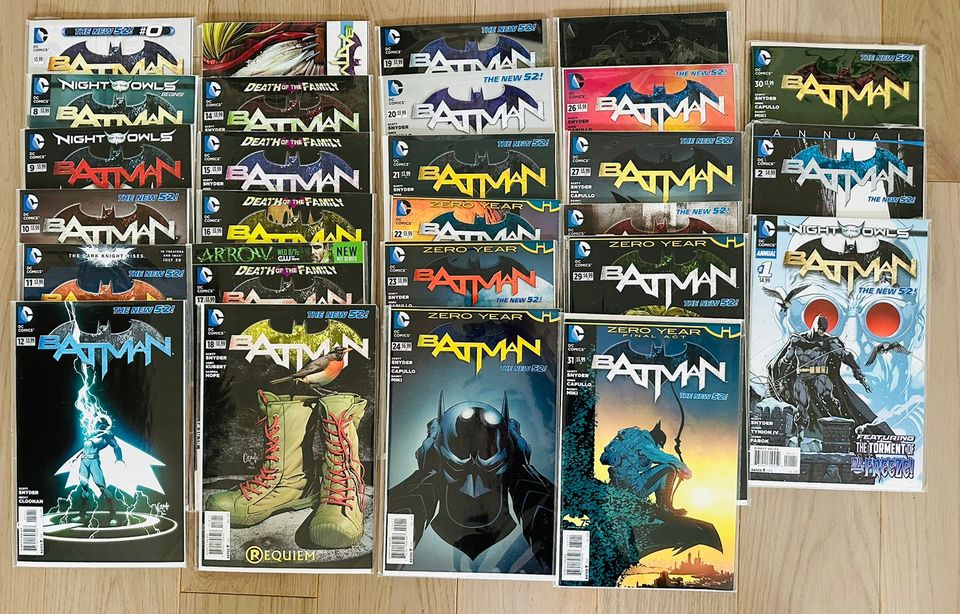 Batman, New 52, DC sarjakuvalehtiä