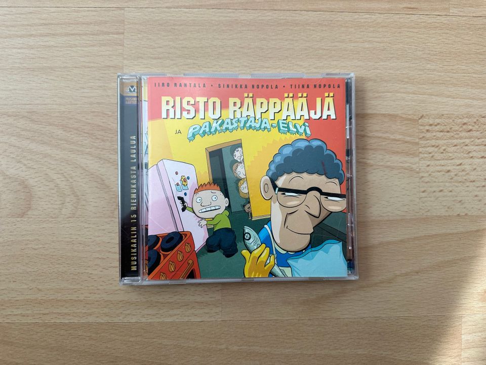 Risto Räppääjä cd-levy