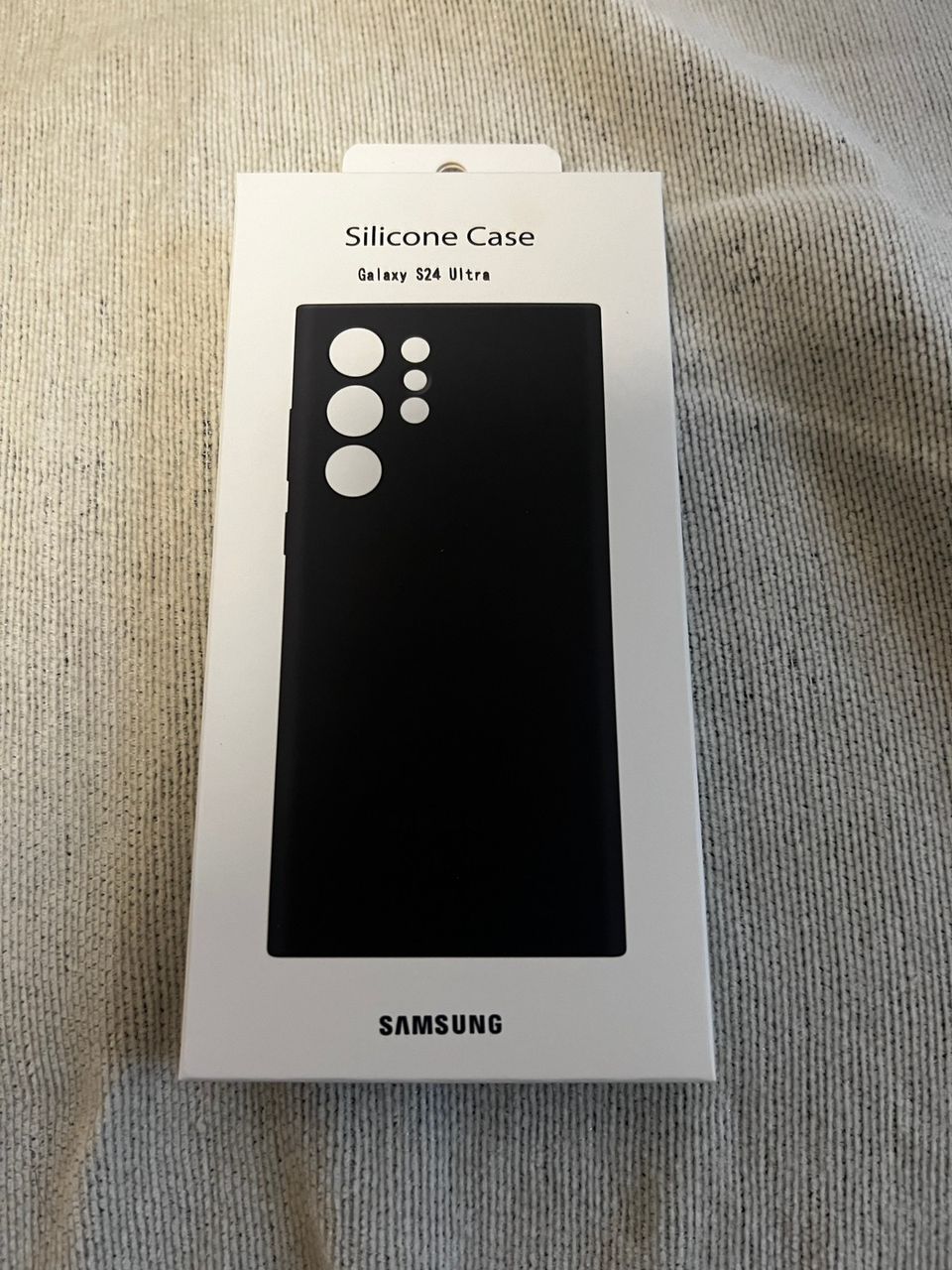 Samsung S24 ultra silikonikuoret musta väri