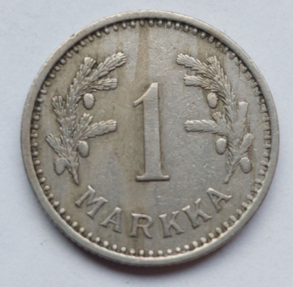 1 markka kolikko 1932