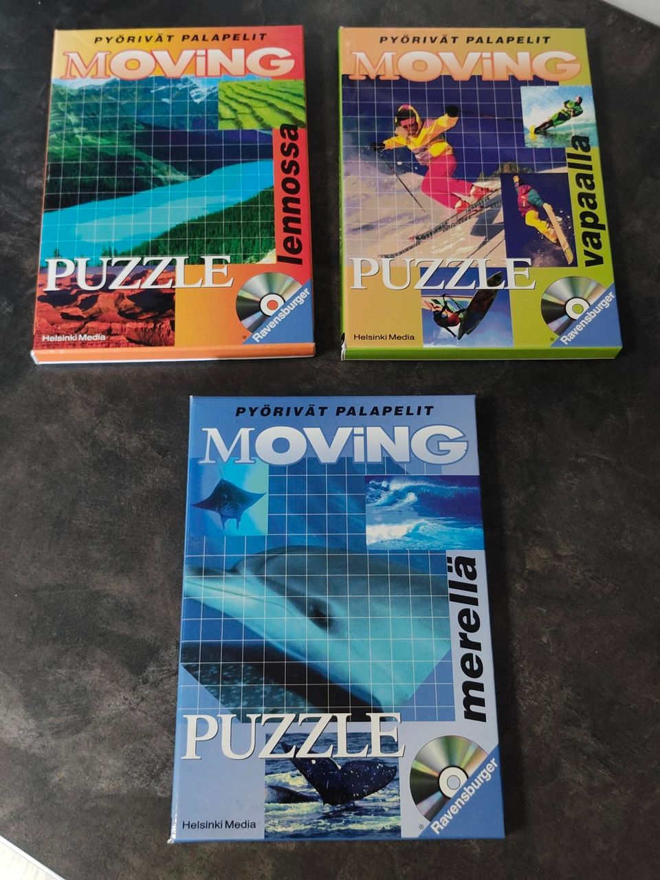 Moving Puzzles CD-ROM x 3 (Ravensburger, retroa)