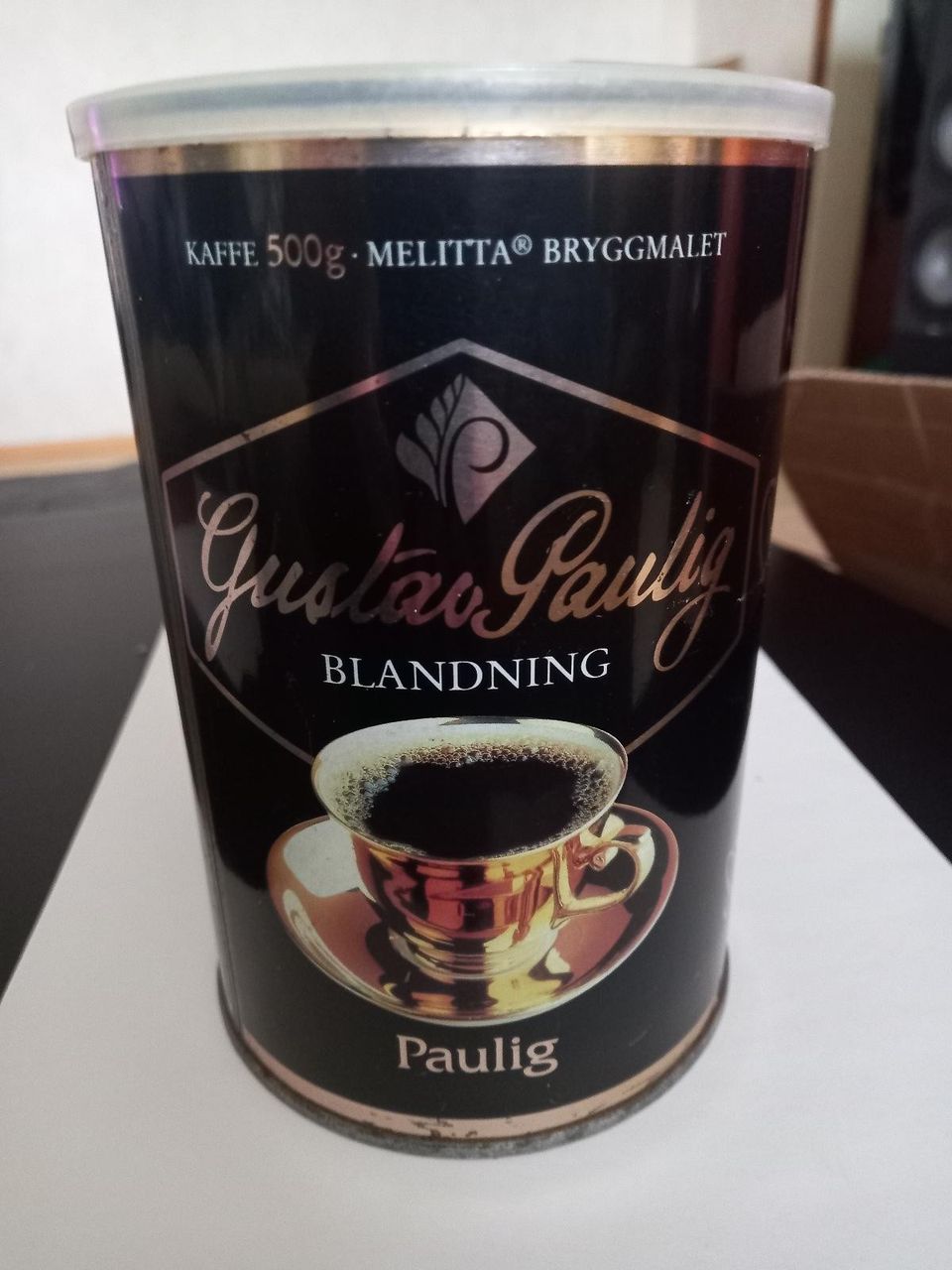 Gustav Paulig sekoitus kahvipurkki