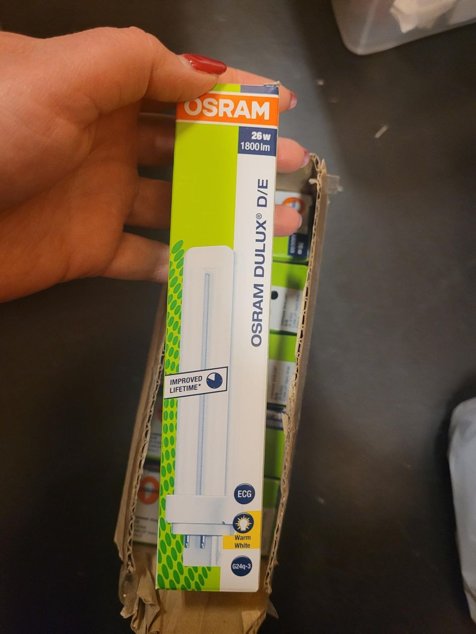 Osram dulux lamppuja