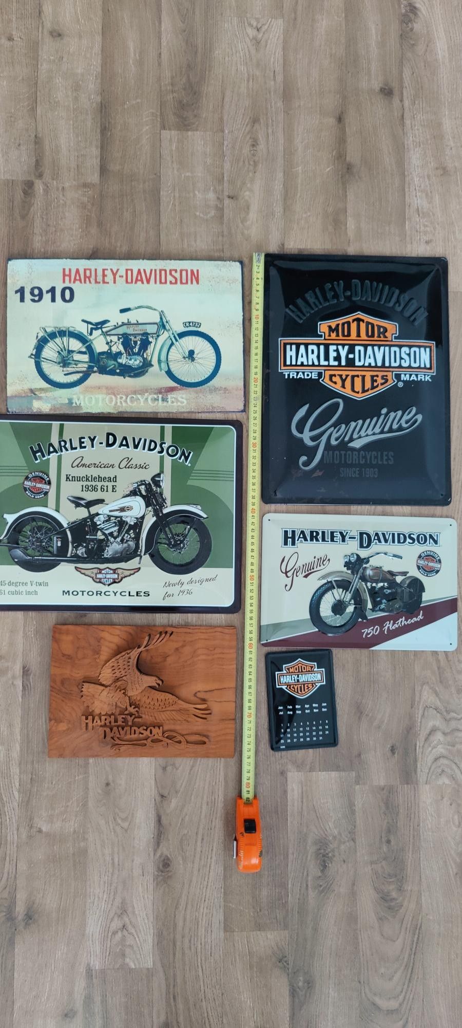 Harley Davidson peltikylttejä - tauluja