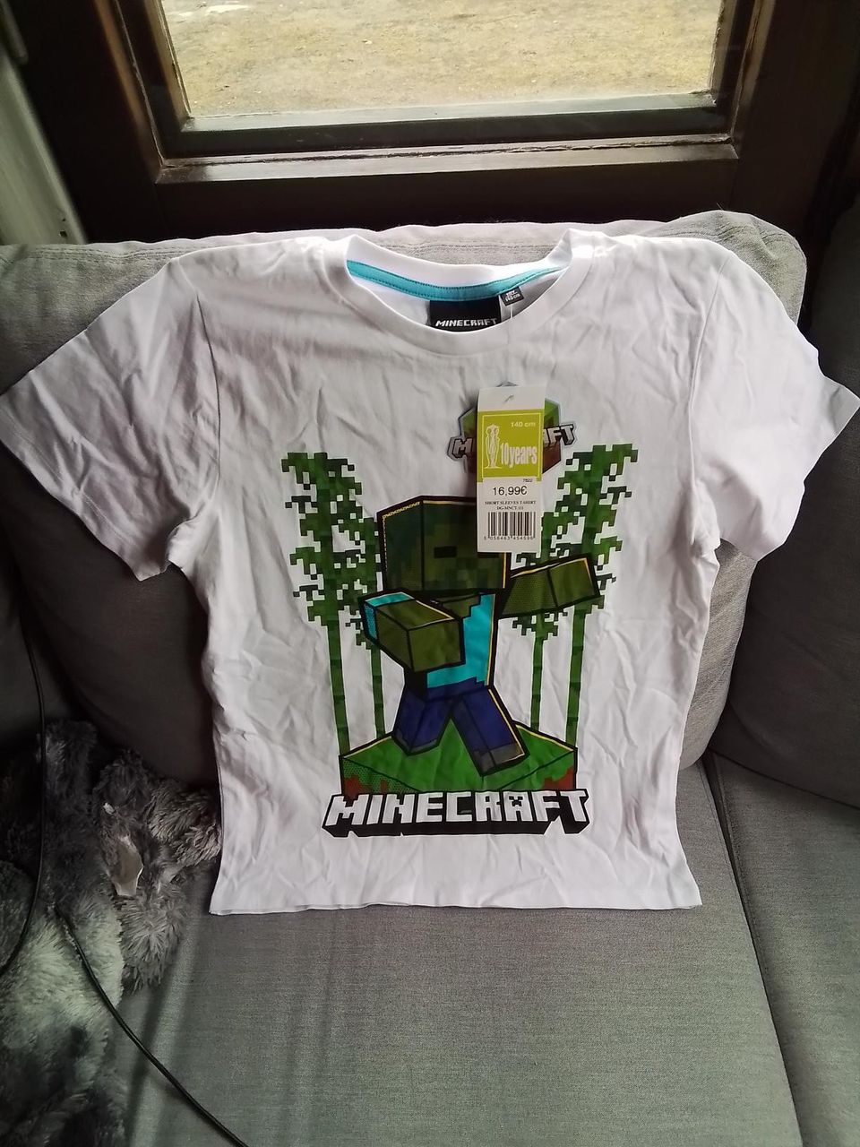 Minecraft t-paita 140cm