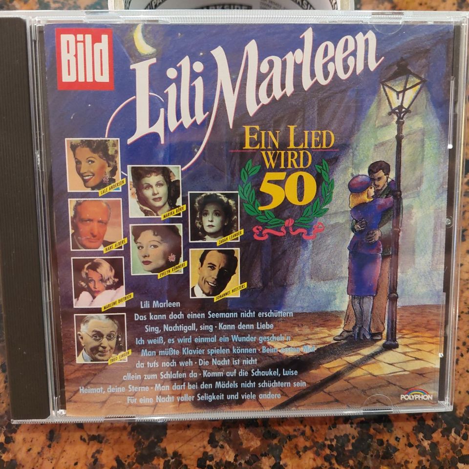 Lili Marleen Ein Lied wird 50 Natsi-Saksan iskelmiä CD 1989