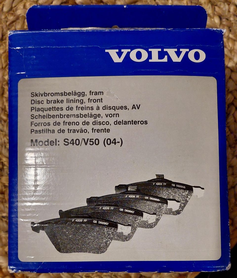 Volvo Alkuperäinen jarrupalasarja